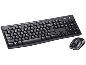 Logitech Wireless Combo MK260 920-002950 Black USB RF Wireless Standard Keyboard and Mouse