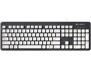 Logitech K310 920-004033 Wired Washable Keyboard - Black/White