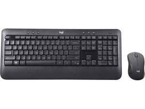 Logitech MK540 Wireless Keyboard Mouse Combo - USB Wireless RF Keyboard - Black - USB Wireless RF Mouse - Optical - 1000 dpi - 3 Button - Scroll Wheel - QWERTY - Black