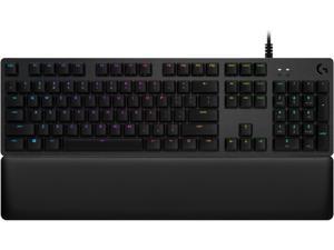 Logitech G513 Lightsync RGB Mechanical Gaming Keyboard - Cable Connectivity - USB 2.0 Type A Interface - English - Windows - Mechanical Keyswitch - Carbon