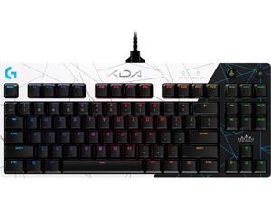 Logitech - G PRO K/DA Wired Tenkeyless Gaming Mechanical Keyboard with RGB Backlighting - White