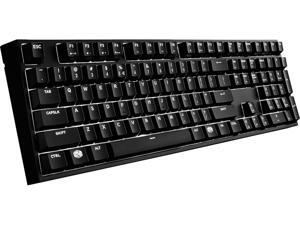 Cooler Master MasterKeys Pro L White Mechanical Gaming Keyboard, Cherry MX Brown Switches, Per-Key White LED Lighting, Full ...