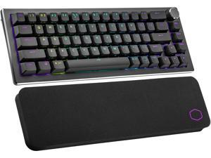 Cooler Master CK721 Space Gray Hybrid Wireless Mechanical Red Switch Keyboard with 65% Format, USB-C Connectivity, and 3-way Dial