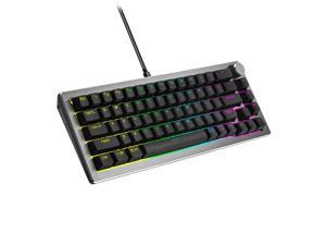 Cooler Master CK720 Hot-swappable Mechanical Keyboard with Kailh Box V2 Mechanical Red Switch,  65% Layout, USB-C Connectivity, RGB Lighting and 3-way Dial, Space Gray