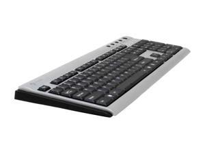 i-rocks KR-6110-S Silver & Black USB or PS/2 Standard X-Slim Keyboard i-rocks KR-6110-S Silver & Black USB or PS/2 Standard X-Slim Keyboard