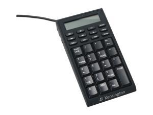 Kensington K72274US Black USB Keypad Calculator Mini Notebook Keypad/Calculator with USB Hub