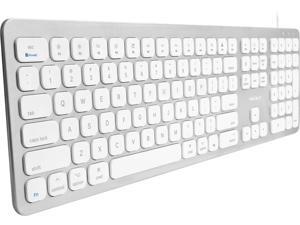 Macally Ultra Slim USB Wired Keyboard with 2 USB Ports For Mac Macally Ultra Slim USB Wired Keyboard with 2 USB Ports For Mac