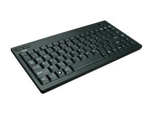 Adesso WKB-3100UB 2.4 GHz RF Wireless Mini keyboard built-in Optical trackball, with mini receiver and receiver holder