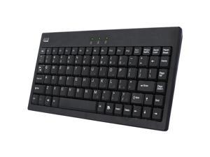 Adesso AKB-110B EasyTouch mini USB Keyboard with PS/2 Adapter (Black)