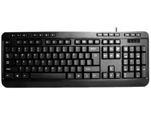 Adesso AKB-132PB Desktop Multimedia PS/2 keyboard (Black) Adesso AKB-132PB Desktop Multimedia PS/2 keyboard (Black)