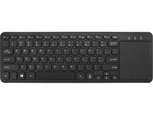 ADESSO SlimTouch 4050 - Wireless Keyboard with Built-in Touchpad WKB-4050UB Wireless 2.4 GHz RF 78-Key US Layout Keyboard