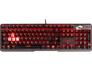 MSI Vigor GK60 Gaming Keyboard with Cherry MX Red Switch and Red Backlight