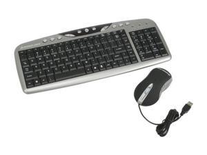 IOGEAR GKM502 Silver/Black USB Compact Desktop Combo IOGEAR GKM502 Silver/Black USB Compact Desktop Combo