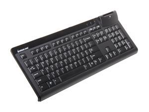 IOGEAR GKBSR201 Black USB Wired Standard Keyboard With Integrated Smart Card Reader