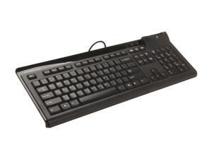 IOGEAR Smart Card Reader Keyboard (TAA Compliant) GKBSR201TAA Black USB Wired Standard Keyboard IOGEAR Smart Card Reader Keyboard (TAA Compliant) GKBSR201TAA Black USB Wired Standard Keyboard
