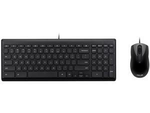 ASUS Chrome OS USB Keyboard and Optical Mouse Combo for Google Chrome Operating System (US Layout, QWERTY, USB Type-A)