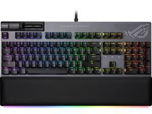 ASUS XA07 ROG Strix Flare II Animate 100% RGB Gaming Keyboard with Hot-swappable ROG NX Red Tactile Switches