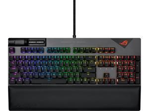 ASUS ROG Strix Flare II 100% RGB Gaming Keyboard, ROG NX Blu...