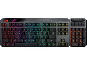 ASUS MA02 ROG Claymore II Wireless Modular Gaming Mechanical Keyboard with ROG RX Red Switches, Detachable numpad & Wrist Rest