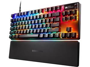 SteelSeries Apex Pro TKL Gen 3 Gaming Keyboard - OmniPoint 3.0 HyperMagnetic Switches, Adjustable Actuation, Rapid Trigger, Game-Ready Presets, Rapid Tap/SOCD, OLED, RGB, PBT Keycaps, USB-C
