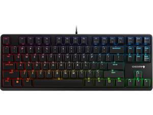 Cherry MX RGB Mechanical Keyboard with MX Red Silent Gold-Crosspoint Key switches for typists, Programmers, Creator, Coder, Work in The Office or at Home G80-3000N RGB (TenKeyLess (TKL)