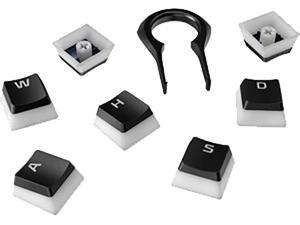 HyperX Pudding Keycaps - Full Key Set - PBT - Black (US Layout)
