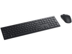 DELL Pro Wireless Keyboard and Mouse KM5221W French Canadian KM5221WBKB-FRC Black USB Wireless Receiver 2.4 GHz Wireless Keyboard