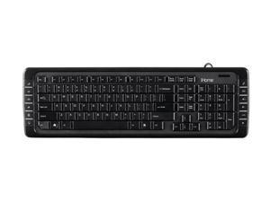 iHome IH-K200MB Black USB Wired Slim Multimedia Keyboard