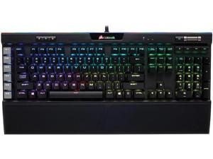 Corsair K95 RGB PLATINUM Mechanical Gaming Keyboard, Cherry MX Speed, Backlit RGB LED, Black