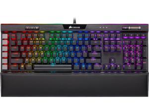 Corsair K95 RGB Platinum XT Mechanical Gaming Keyboard, Backlit RGB LED, Cherry MX Speed RGB Silver, Black (CH-9127414-NA)