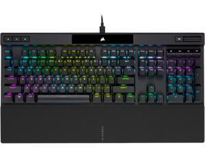 Corsair K70 RGB PRO Wired Mechanical Gaming Keyboard (Cherry MX RGB Brown Switches: Linear and Fast, 8,000Hz Hyper-Polling, PBT Double-Shot PRO Keycaps, Soft-Touch Palm Rest) QWERTY, NA - Black