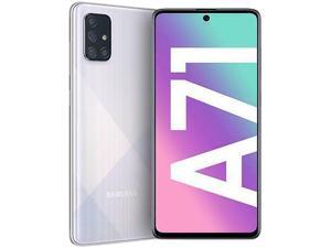 Samsung Galaxy A71 (A715F) 6.7" Super AMOLED Plus Screen, 128GB Memory + 6GB RAM, in-Screen Fingerprint, US + Global 4G LTE, GSM Unlocked, International Model - (Prism Crush Silver) Samsung Galaxy A71 (A715F) 6.7" Super AMOLED Plus Screen, 128GB Memory + 6GB RAM, in-Screen Fingerprint, US + Global 4G LTE, GSM Unlocked, International Model - (Prism Crush Silver)