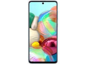Samsung Galaxy A71 (A715F) 6.7" Super AMOLED Plus Screen, 128GB Memory + 6GB RAM, in-Screen Fingerprint, US + Global 4G LTE, GSM Unlocked, International Model - (Prism Crush Blue) Samsung Galaxy A71 (A715F) 6.7" Super AMOLED Plus Screen, 128GB Memory + 6GB RAM, in-Screen Fingerprint, US + Global 4G LTE, GSM Unlocked, International Model - (Prism Crush Blue)
