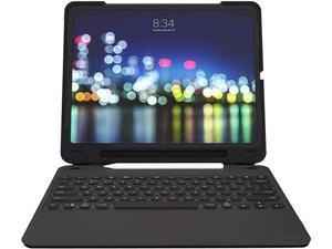 ifrogz - 103302111 - ZAGG Slim Book Go Keyboard/Cover Case for Apple 12.9 iPad Pro - Black - Polycarbonate