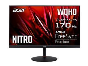 Acer Nitro XV320QU LVbmiiphx 31.5" WQHD 2560 x 1440 (2K) 144Hz (Overclock to 170Hz using Display Port) FreeSync Premium (AMD Adaptive Sync) Built-in Speakers Flat Panel IPS Gaming Monitor