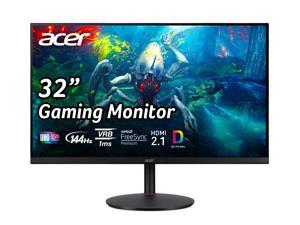 Acer 32 144Hz 4K Gaming Monitor 1ms AMD FreeSync Premium UHD 3840x2160 DCIP3 90 Delta E1 VESA HDR400 HDMI 21 HDMI 21x2 DisplayPort USB Speaker Nitro XV322QK VBMIIPHZX