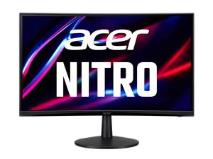 Acer Nitro ED240Q Sbiip 24” Curved 1500R 1920x1080 165Hz Refresh rate 1ms response time AMD FreeSync Premium Gaming Monitor, HDMIx2, DisplayPort