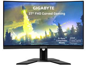 GIGABYTE G27FC 27" 165Hz 1080P Curved Gaming Monitor, 1920 x 1080 VA 1500R Display, 1ms (MPRT) Response Time, 90% DCI-P3, FreeSync Premium, G-Sync Compatible Ready, 1x Display Port 1.2, 2x HDMI 1.4 GIGABYTE G27FC 27" 165Hz 1080P Curved Gaming Monitor, 1920 x 1080 VA 1500R Display, 1ms (MPRT) Response Time, 90% DCI-P3, FreeSync Premium, G-Sync Compatible Ready, 1x Display Port 1.2, 2x HDMI 1.4
