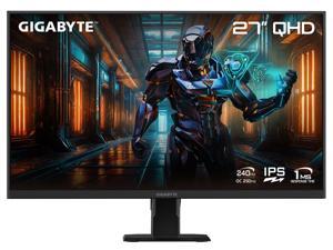 GIGABYTE - GS27Q X - 27" IPS - 2560x1440 QHD - 240Hz/OC 250Hz - 1ms - AMD FreeSync Premium - HDMI, DP - Black