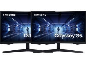 SAMSUNG G5 Odyssey C27G55T 27" WQHD 2560 x 1440 (2K) 1ms GTG 144Hz HDMI, DisplayPort AMD FreeSync Premium 1000R Curved Gaming Monitor (2-Pack) SAMSUNG G5 Odyssey C27G55T 27" WQHD 2560 x 1440 (2K) 1ms GTG 144Hz HDMI, DisplayPort AMD FreeSync Premium 1000R Curved Gaming Monitor (2-Pack)