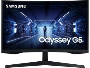 SAMSUNG Odyssey G5 C32G57T 32" WQHD 2560 x 1440 (2K) 1 ms (MPRT) 144 Hz HDMI, DisplayPort FreeSync Premium HDR10 Curved Gaming Monitor