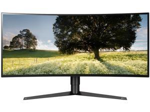 LG UltraGear 34GK950G-B 34" 21:9 UltraWide QHD 3440 x 1440 (2K), 1ms MBR 100 Hz (120 Hz OC) HDMI, DisplayPort 4-Side Borderless Nano IPS Curved LED Gaming Monitor with NVIDIA G-Sync LG UltraGear 34GK950G-B 34" 21:9 UltraWide QHD 3440 x 1440 (2K), 1ms MBR 100 Hz (120 Hz OC) HDMI, DisplayPort 4-Side Borderless Nano IPS Curved LED Gaming Monitor with NVIDIA G-Sync