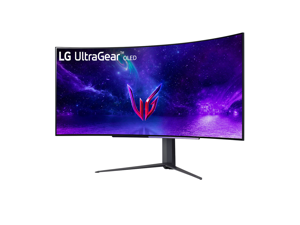 LG 45 240 Hz OLED QHD gaming monitor GSYNC CompatibleAMD FreeSync Premium 3440 x 1440 2K DCIP3 985 45GR95QEB