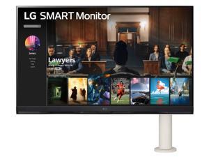 LG 32 315 Viewable 60 Hz VA UHD Smart Monitor with webOS  Ergo Stand 5 ms GtG at Faster NA 3840 x 2160 4K DCIP3 90 CIE1976 Flat Panel 32SQ780SW