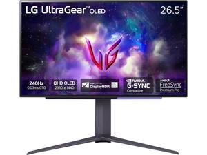 LG 27" (26.5" Viewable) 240 Hz OLED QHD Gaming Monitor FreeS...