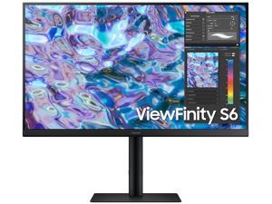 SAMSUNG ViewFinity LS27B610EQNXZA ViewFinity S6 27" QHD 2560 x 1440 (2K) Max 75 Hz HDMI, DisplayPort, Audio FreeSync (AMD Adaptive Sync) IPS Monitor