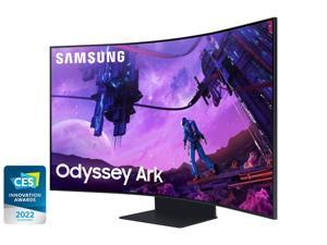 SAMSUNG Odyssey LS55BG970NNXGO 55" Ark 4K UHD 165Hz 1ms Quantum Mini-LED Curved Gaming Monitor w/Cockpit Mode, Sound Dome Technology, Multi View, HDR10