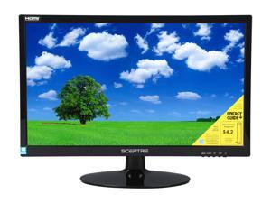 SCEPTRE E225W1920 Black 22 5ms HDMI Widescreen LED Backlight LCD Monitor 250 cdm2 DCR 50000001 10001 Builtin Speakers US Warranty