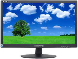Sceptre 22" E225W-19203S 75Hz 1080p LED Monitor HDMI VGA Build-in Speakers, Brushed Black Sceptre 22" E225W-19203S 75Hz 1080p LED Monitor HDMI VGA Build-in Speakers, Brushed Black