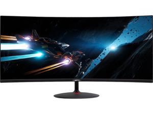 SCEPTRE C345W-2560UN 34" WFHD 2560 x 1080 100Hz 2 x HDMI, DisplayPort, Radeon FreeSync G-Sync Compatible Built-in Speakers Anti-Glare LED Backlit Curved Gaming Monitor